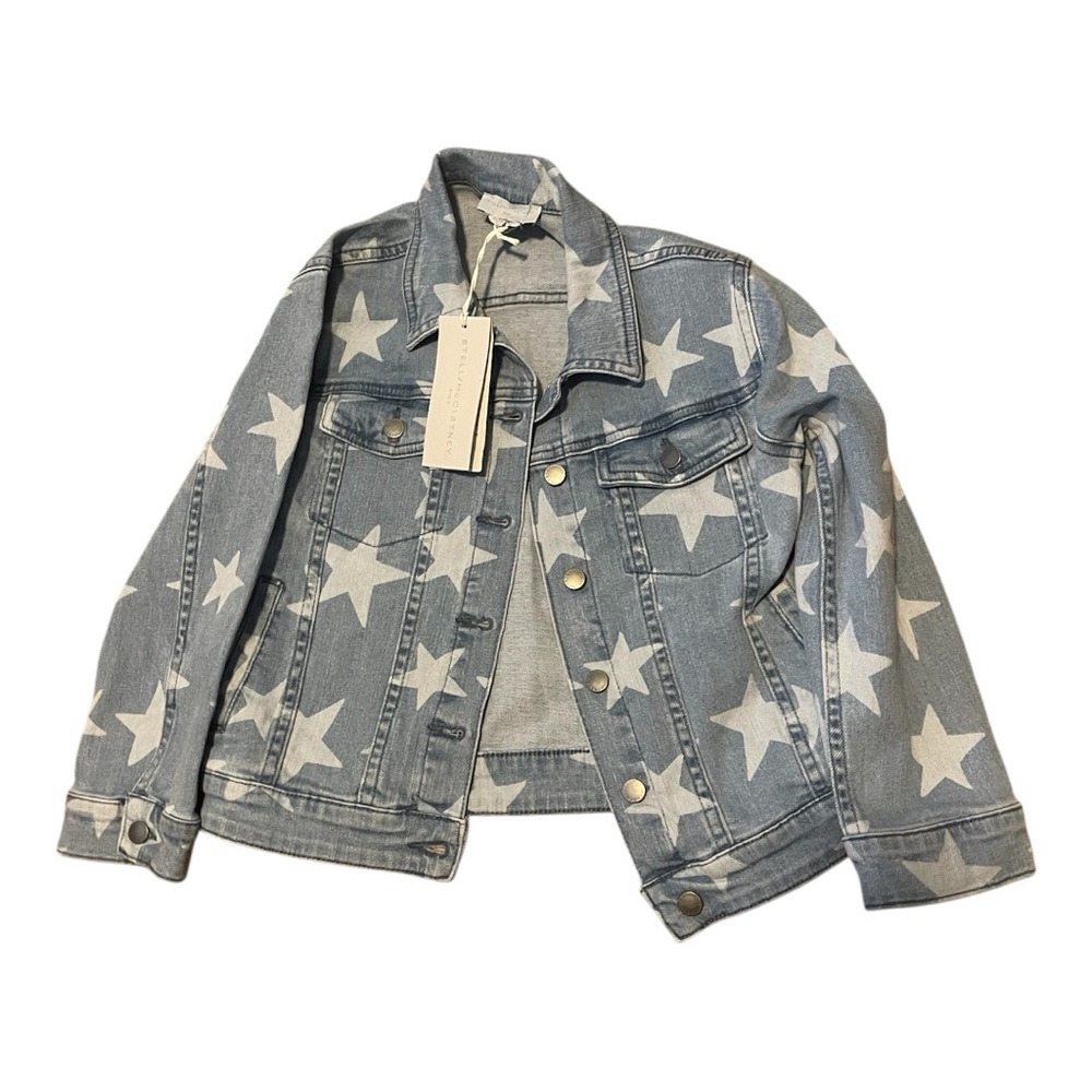 Stella McCartney Kids Oversize Stars Denim Jacket